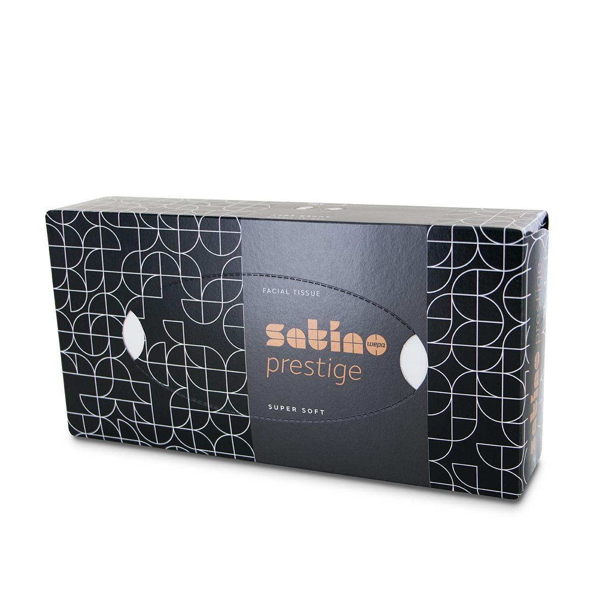 verschiedene Designs der Wepa Kosmetiktücher 2-lagig Satino Prestige