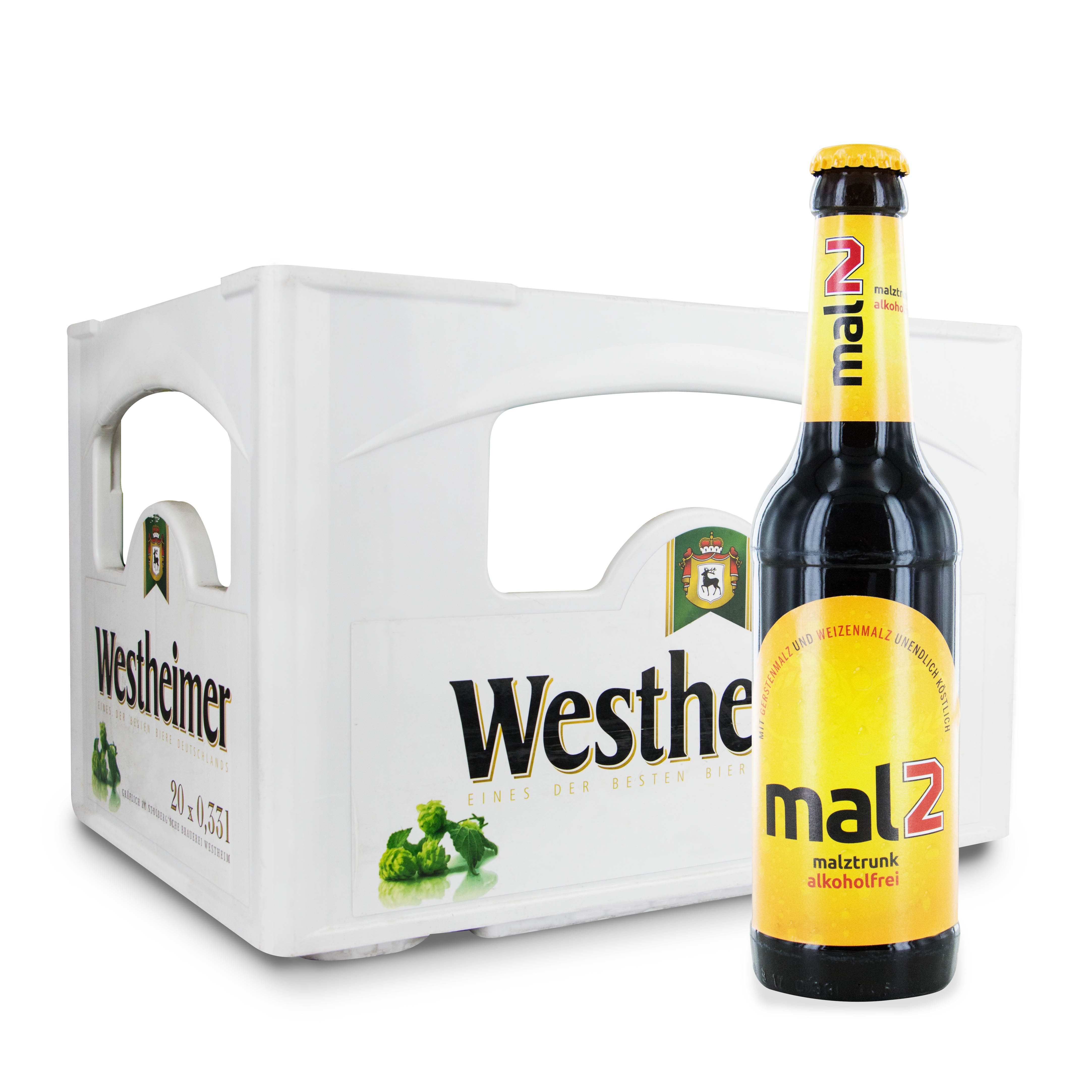 Westheimer alkoholfreies MalZ Malztrunk in der Kiste-zoom