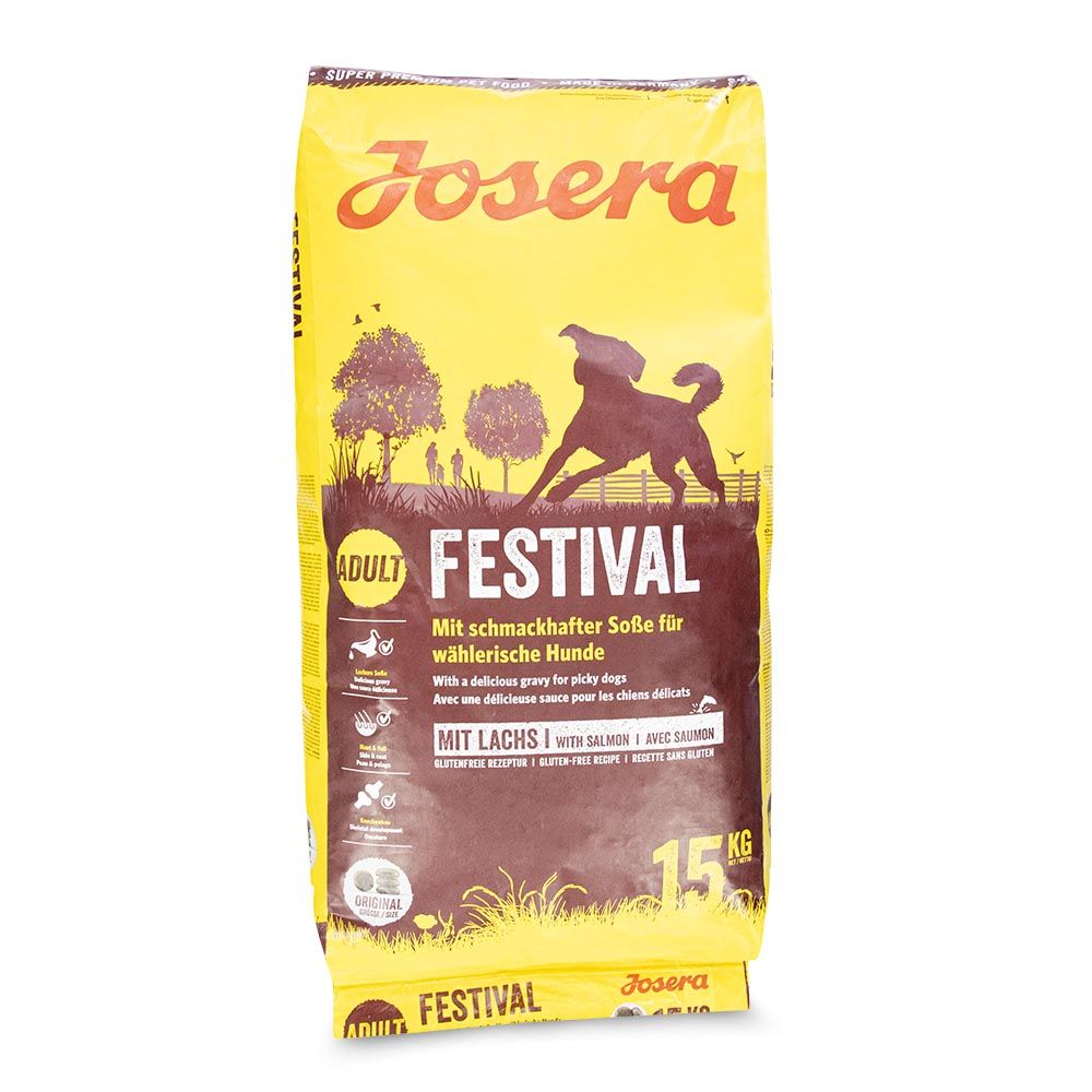 Festival mit Lachs - Hundetrockenfutter 15kg von Josera
