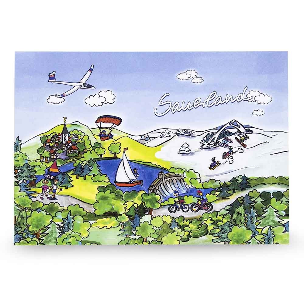 Postkarte Sauerland von Kuckuck & Co.
