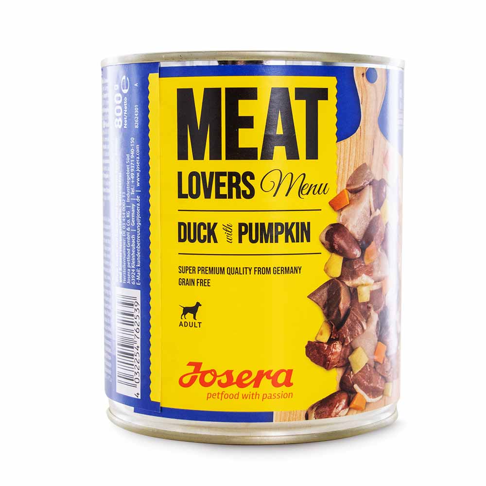 Meat Lovers Ente/Kürbis - Hundenassfutter 800g von Josera-zoom