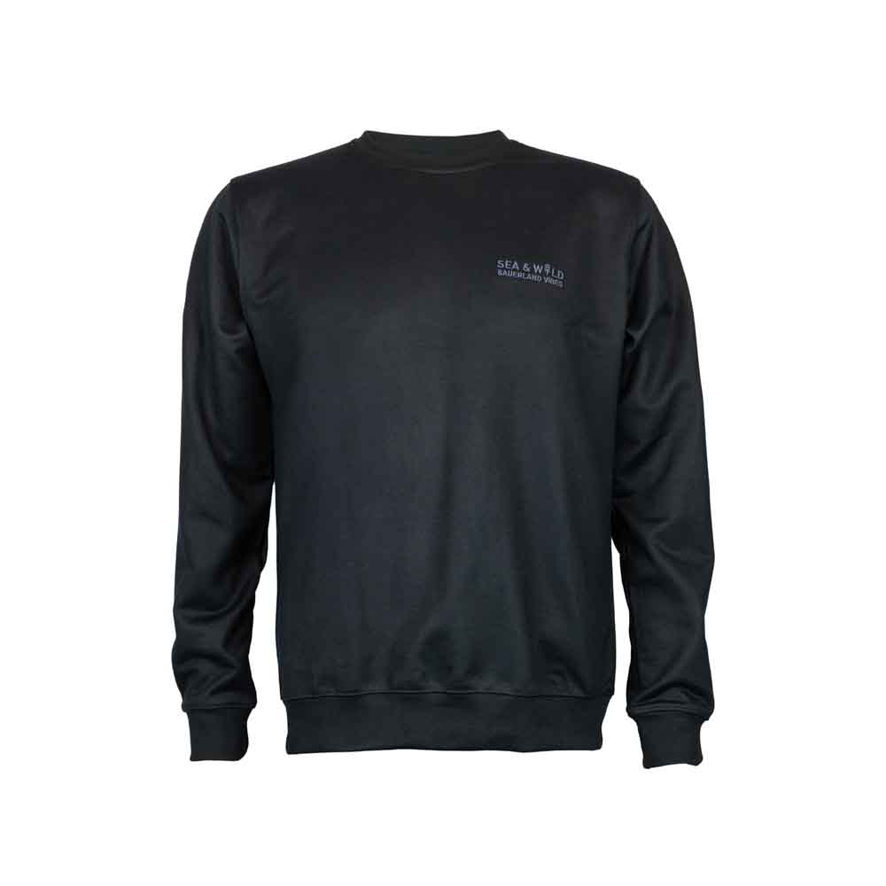 Schwarzes Herren Sweatshirt Deluxe von SEA & WILD-zoom