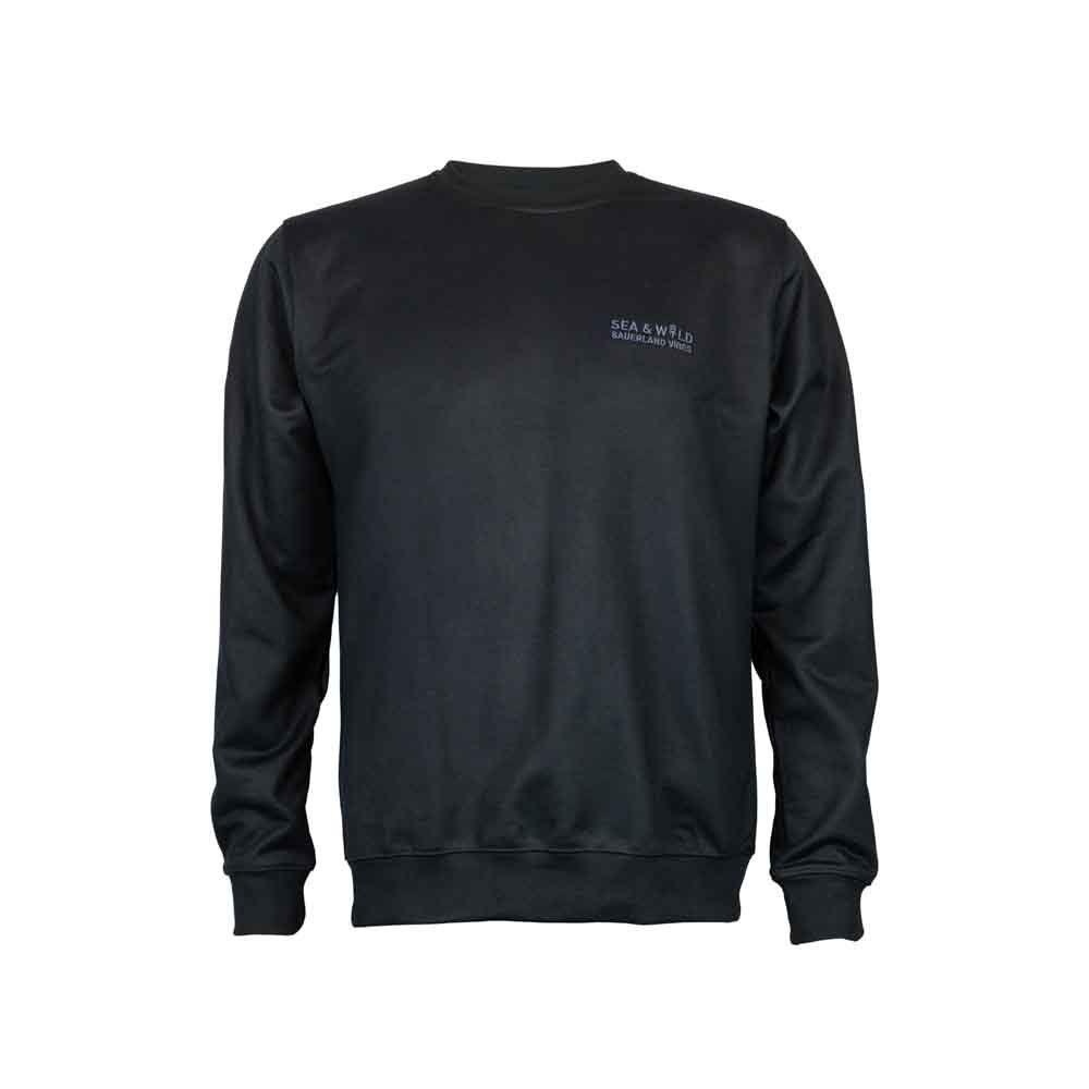 Schwarzes Herren Sweatshirt Deluxe von SEA & WILD