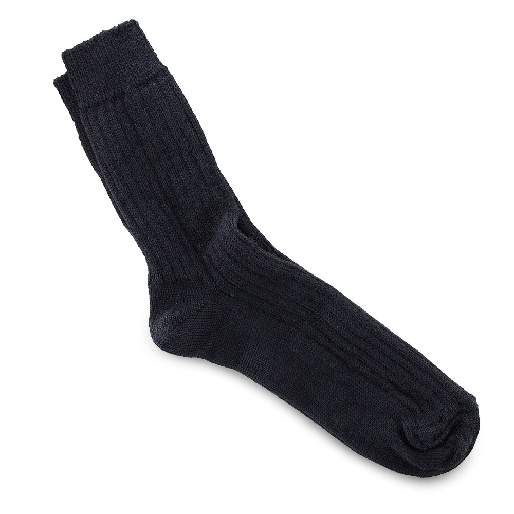 Schafwoll-Socken schwarz ausgepackt von dem kleinen Altstadt Café-zoom