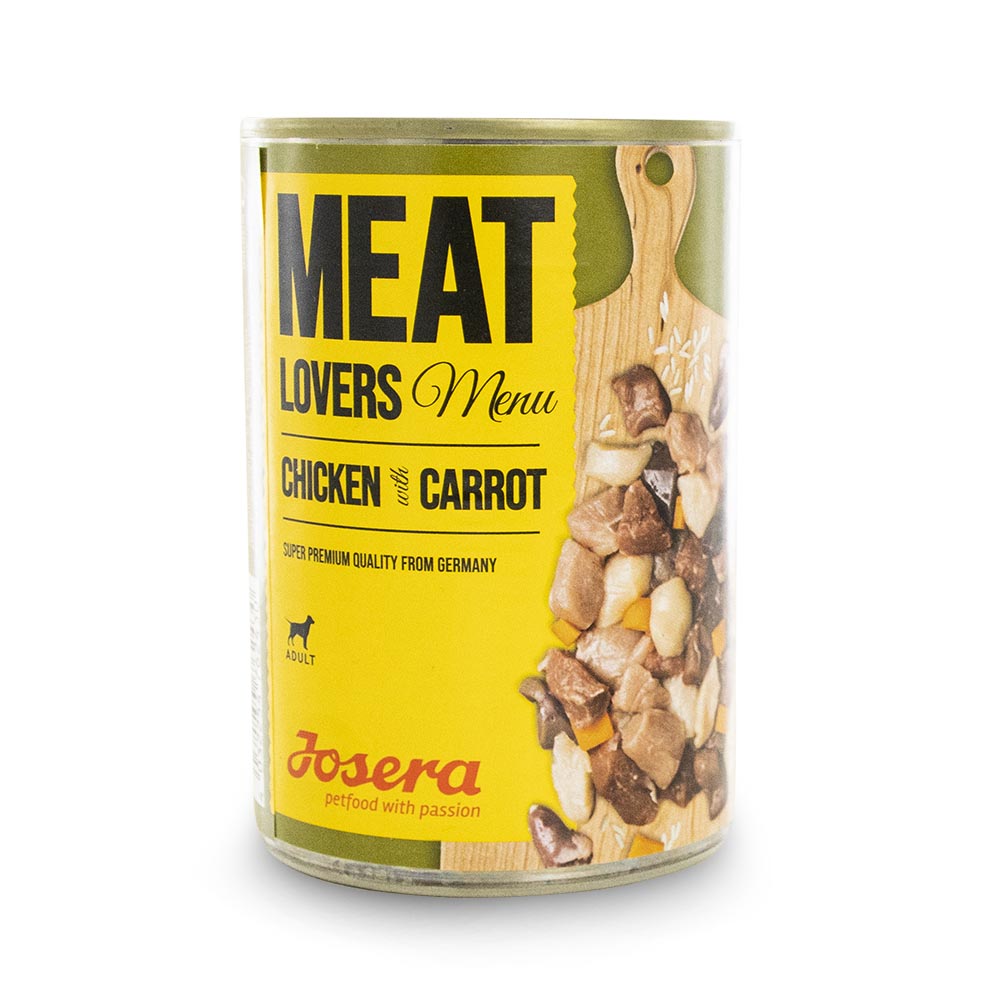 Meat Lovers Huhn und Karotte - Hundenassfutter von Josera-zoom