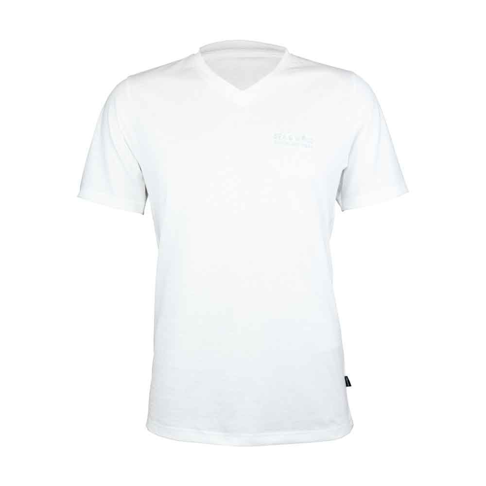 Weißes Damen V-Shirt Deluxe von SEA & WILD