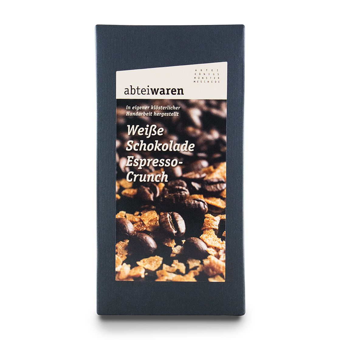 Weiße Schokolade Espresso-Crunch von Abtei Königmünster