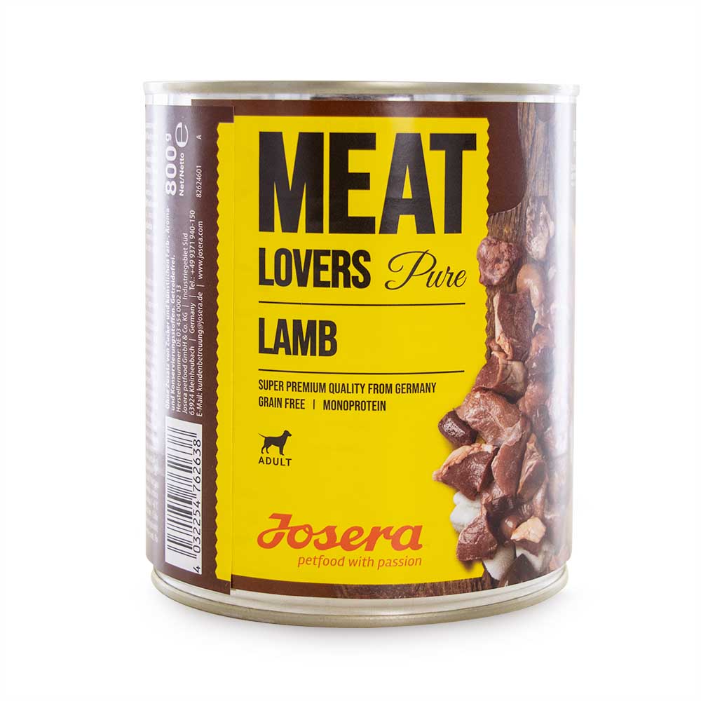 Meat Lovers Pure Lamb - Hundenassfutter 800g von Josera-zoom