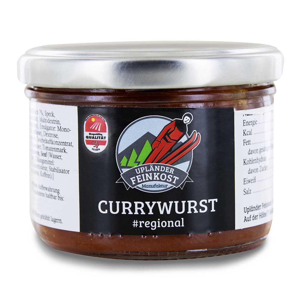 Currywurst im Glas von Upländer Feinkost