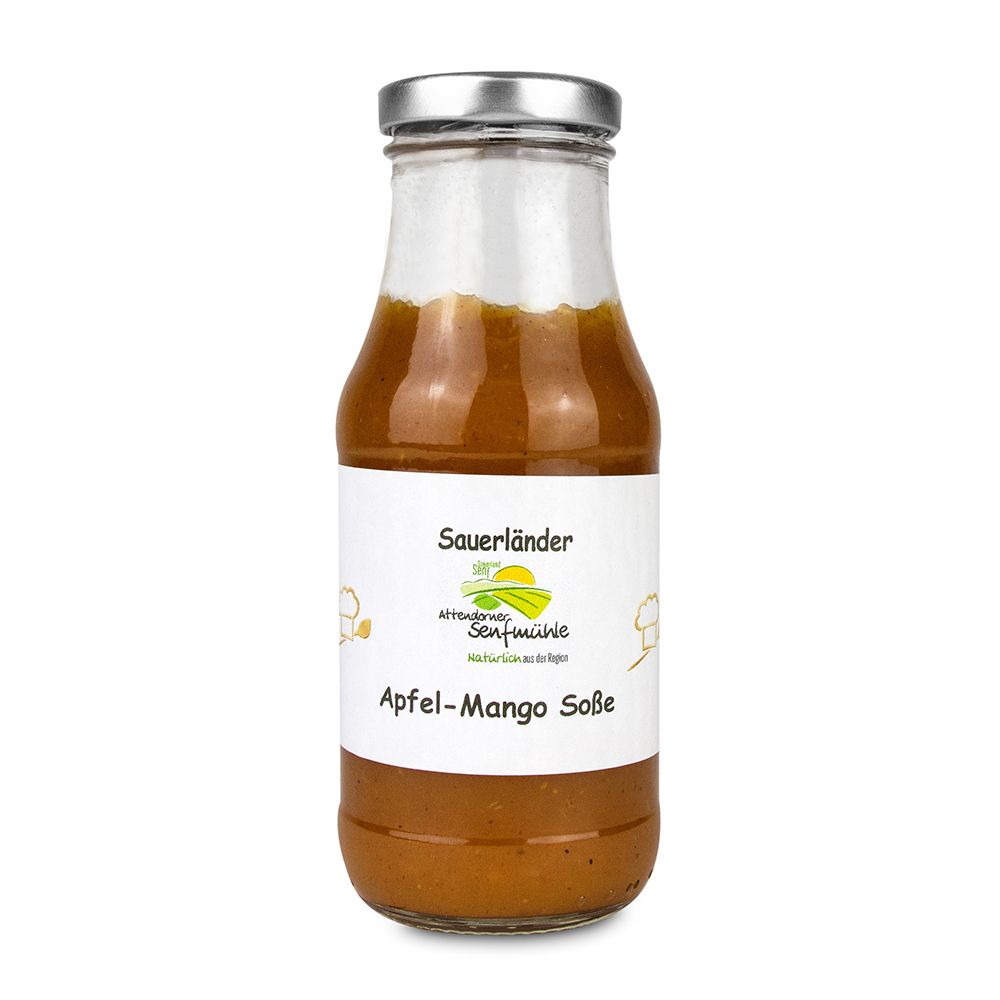 Apfel-Mango-Soße von der Attendorner Senfmühle
