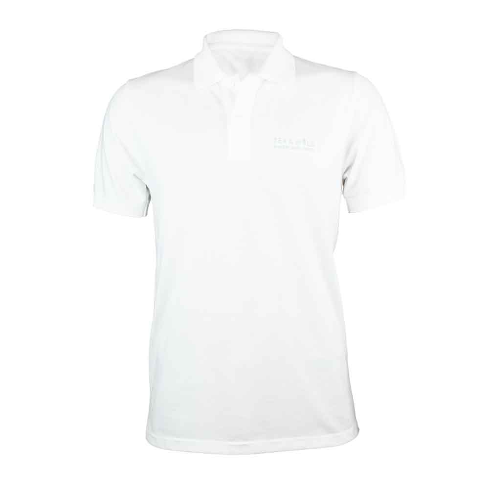 Weißes Damen Poloshirt Deluxe von SEA & WILD-zoom
