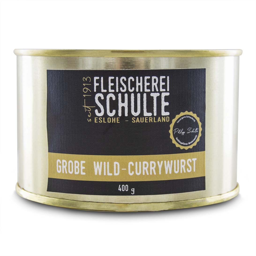 Wild-Currywurst  von der Fleischerei Schulte