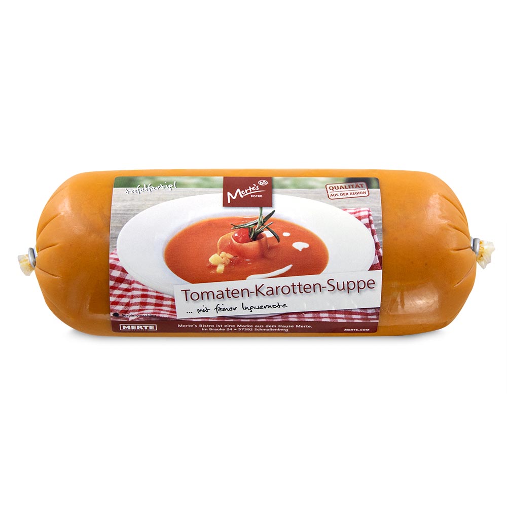 Tomaten-Karotten-Suppe von Merte Metzgerei
