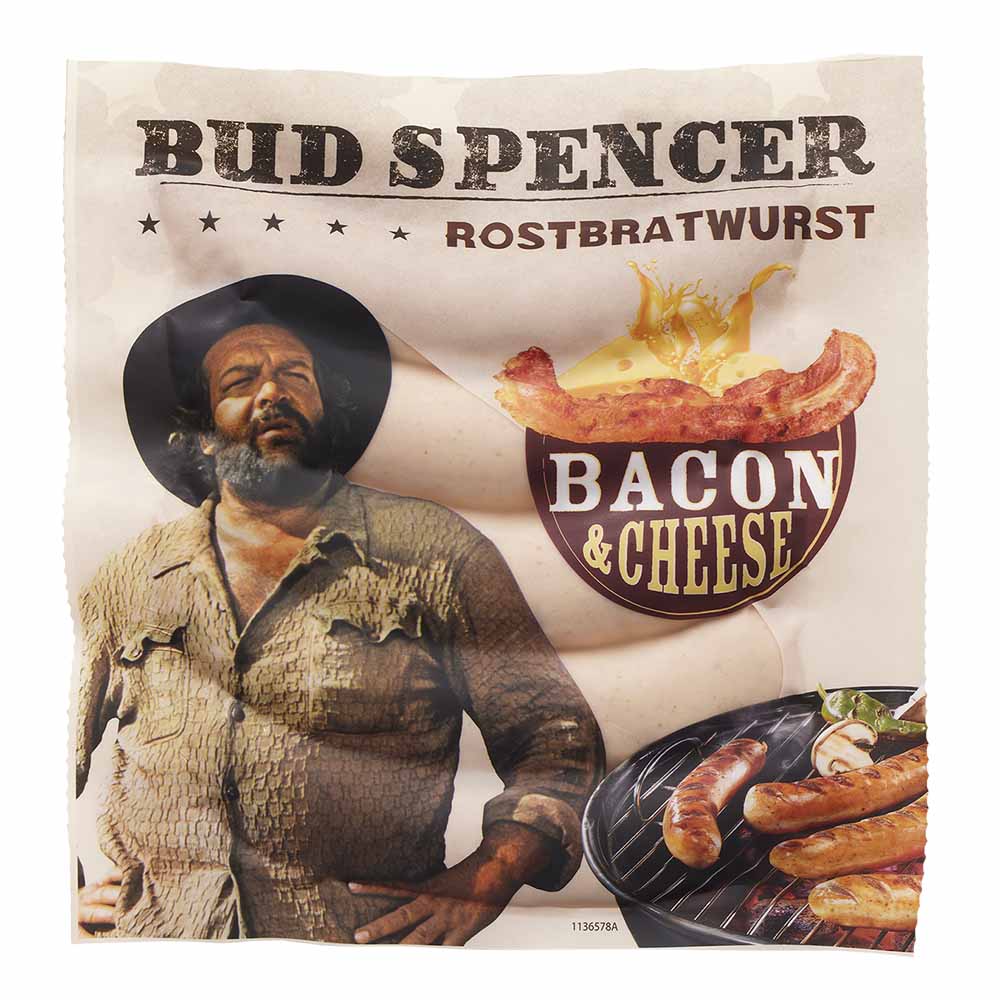 Bud Spencer Rostbratwurst Bacon & Cheese von Metten