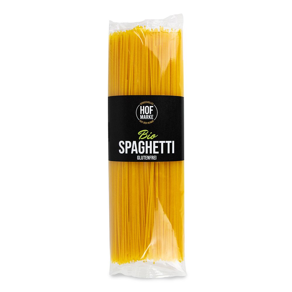 glutunfreie Bio Spaghetti von der Hofmarke
