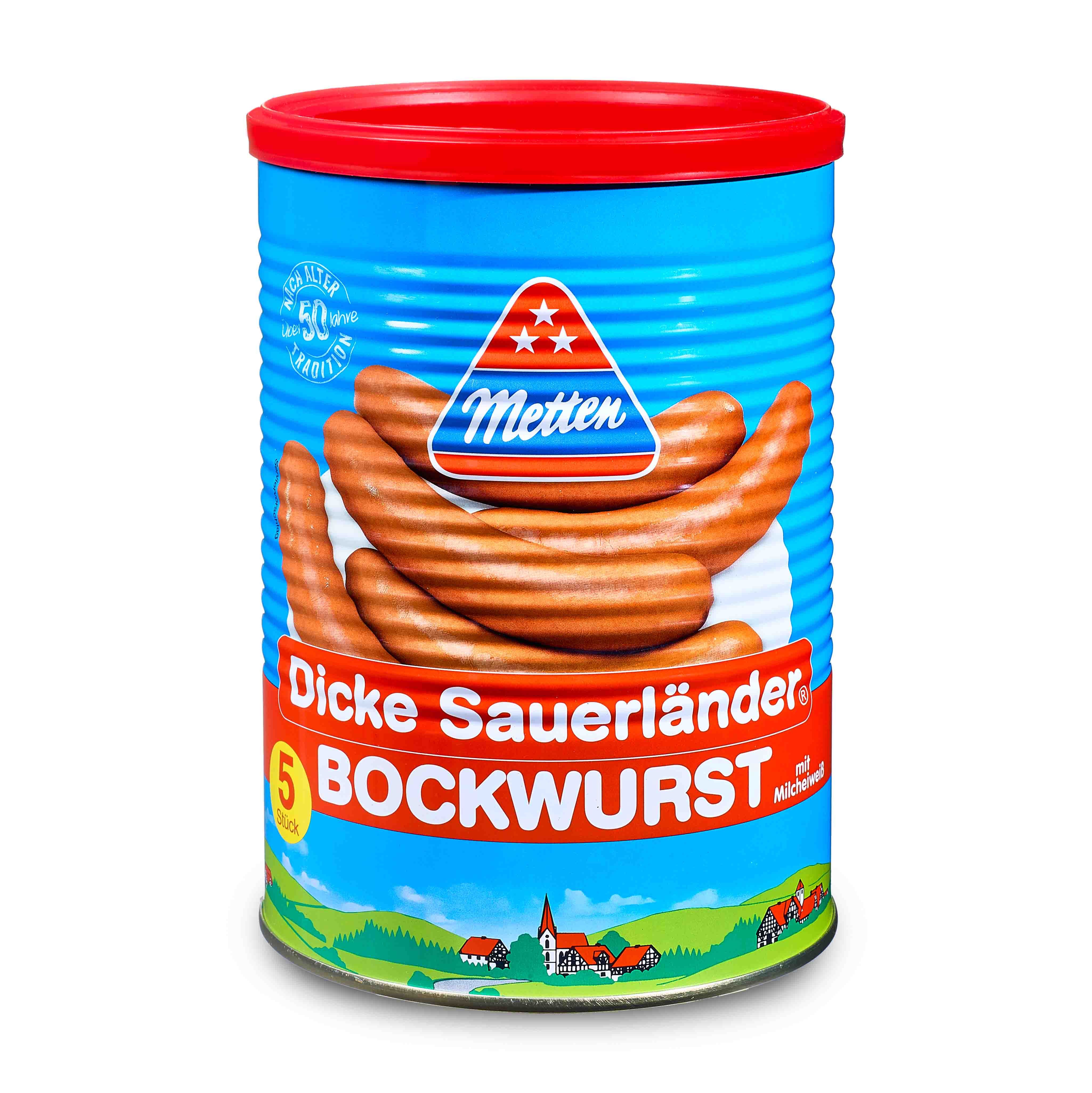 "Dicke Sauerländer" Bockwurst 5x100g von Metten